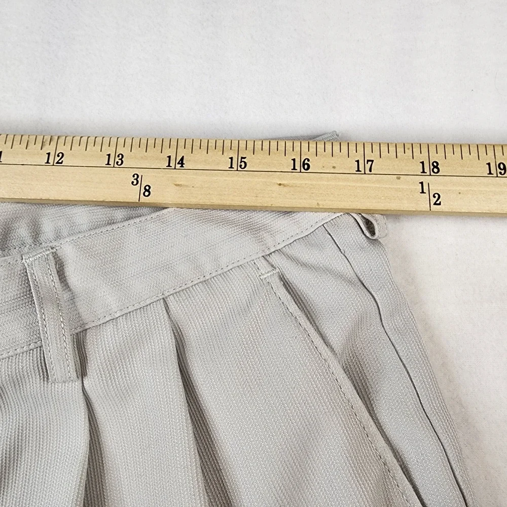 Nike Golf‎ Pleated Shorts Mens 36 Dri-FIT Tan Textured S30701HZT